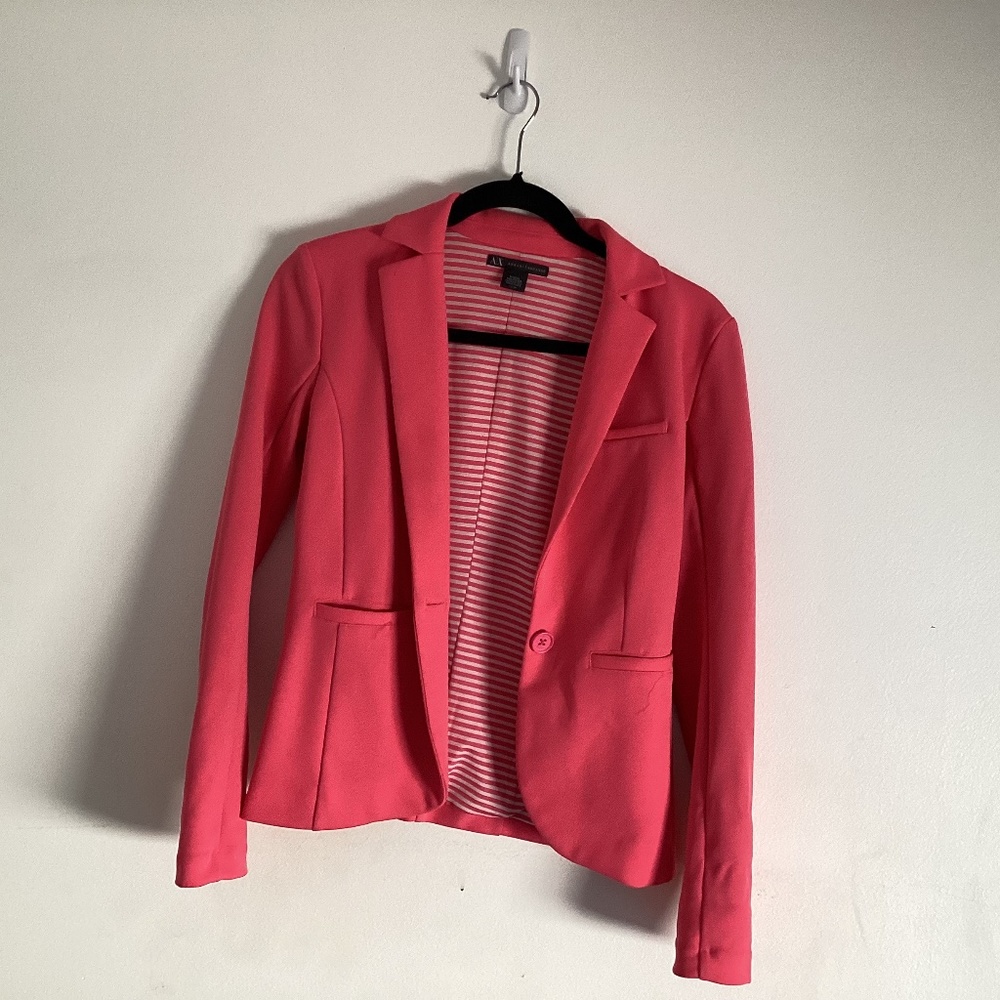 Armani Exchange xs pink blazer